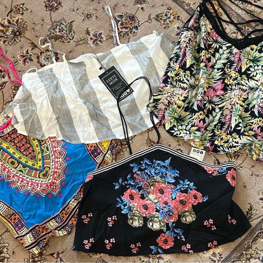 Four Summer Tops Bundle-M